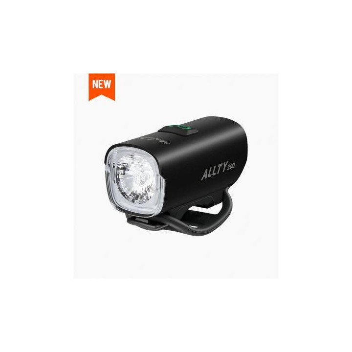 Magicshine Allty 200L Bike Headlight – 200 Lumens, USB-C Rechargeable, IPX6 Waterproof
