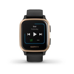 GARMIN VENU SQUARE MUSIC (BLACK ROSE GOLD)