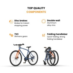 HORNBACK M1 (M.SPEED) FOLDABLE BIKE