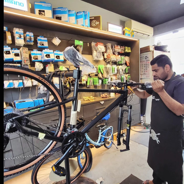 bicycle service single speed for rajkot city only with pi-cup and drop.