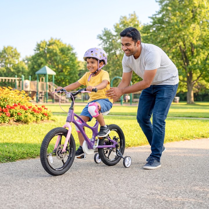 RoyalBaby Space Shuttle Kids Bicycle | Premium Safe & Sporty Cycle