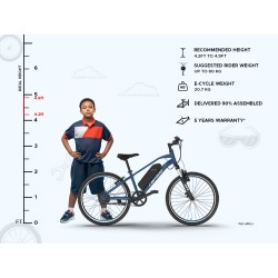 E MOTORAD DOPE 24" (TECHNO BLUE)