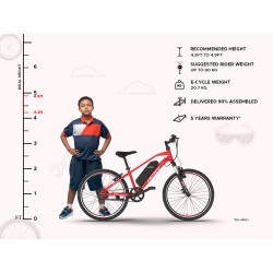 E MOTORAD DOPE 24" (RACER RED)