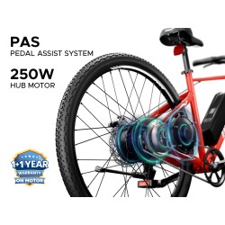 E MOTORAD X1 27.5" (RUBY RED)