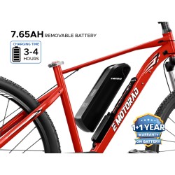 E MOTORAD X1 27.5" (RUBY RED)