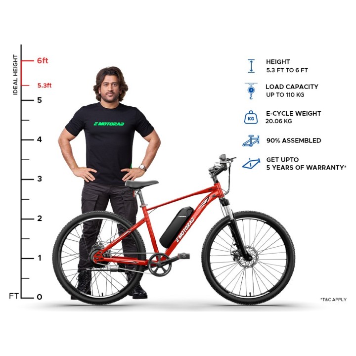 E Motorad X1 Cycle | Sporty City & Fitness Bicycle