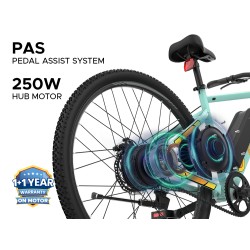 E MOTORAD X1 27.5" (SKY BLUE FIRESTREAM)