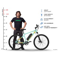 E MOTORAD X1 27.5" (SKY BLUE FIRESTREAM)