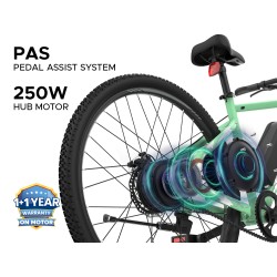 E MOTORAD X1 27.5" (MINT GREEN BLAZE)