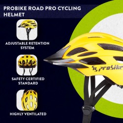PROBIKE ROAD PRO CYCLING LIGHTWEIGHT HELMET