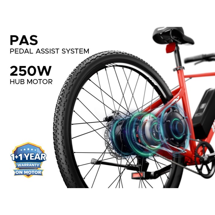 E Motorad X1 Cycle | Sporty City & Fitness Bicycle