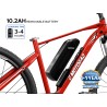 E MOTORAD X1 27.5" (RUBY RED) 10.2 AH