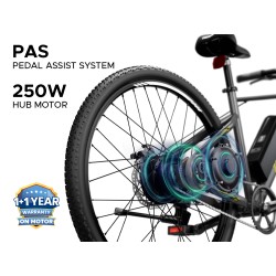 E MOTORAD X1 27.5" (PHANTOM GREY) 10.2 AH