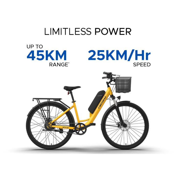 EMotorad ST-X Cycle | Performance Hybrid Electric Bicycle