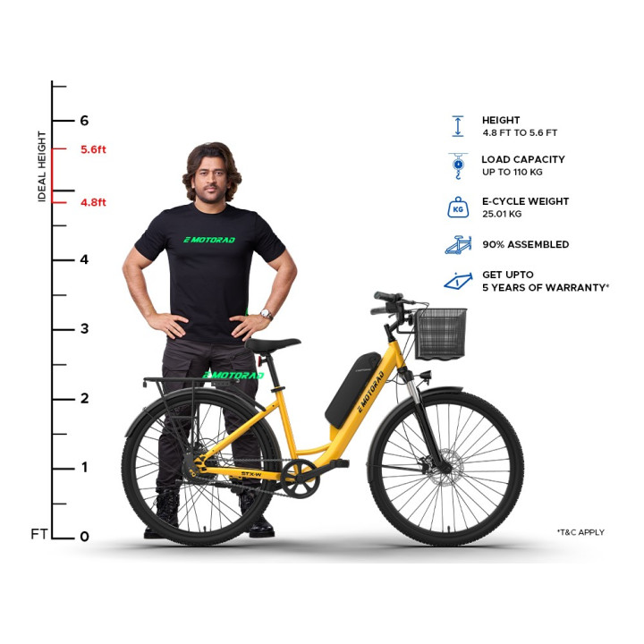 EMotorad ST-X Cycle | Performance Hybrid Electric Bicycle