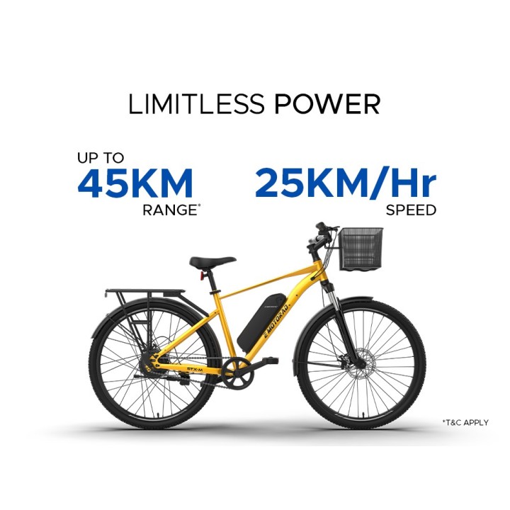 EMotorad ST-X Cycle | Performance Hybrid Electric Bicycle