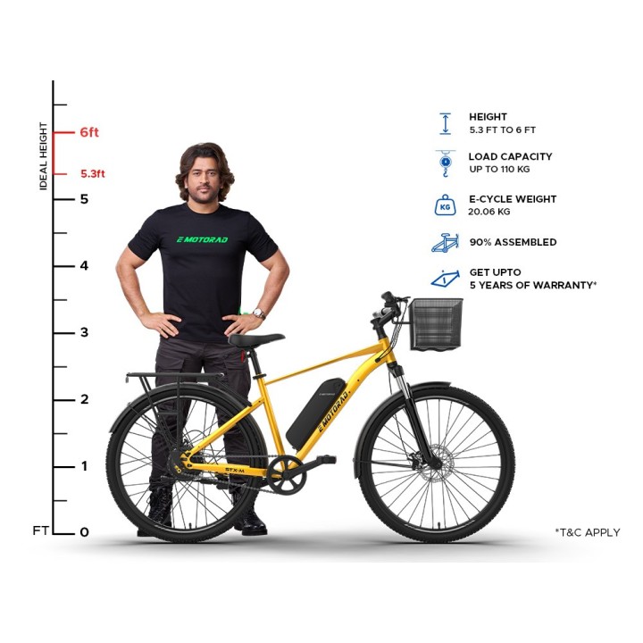 EMotorad ST-X Cycle | Performance Hybrid Electric Bicycle