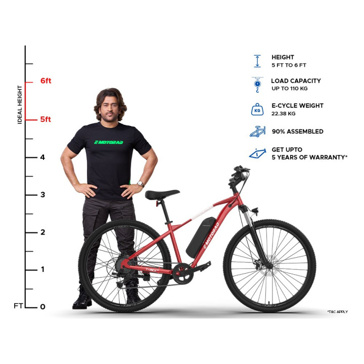 EMotorad T-Rex Air Cycle | Lightweight MTB Performance Bicycle