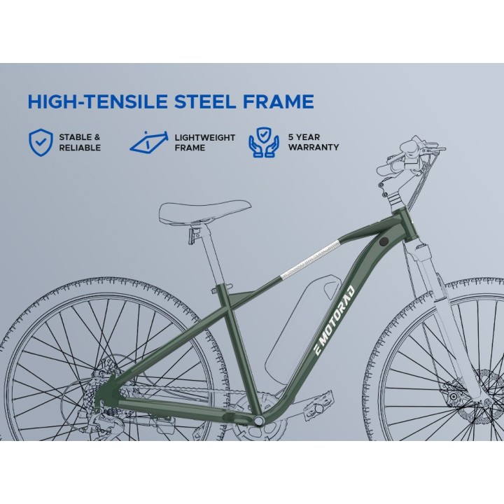 EMotorad T-Rex Air Cycle | Lightweight MTB Performance Bicycle