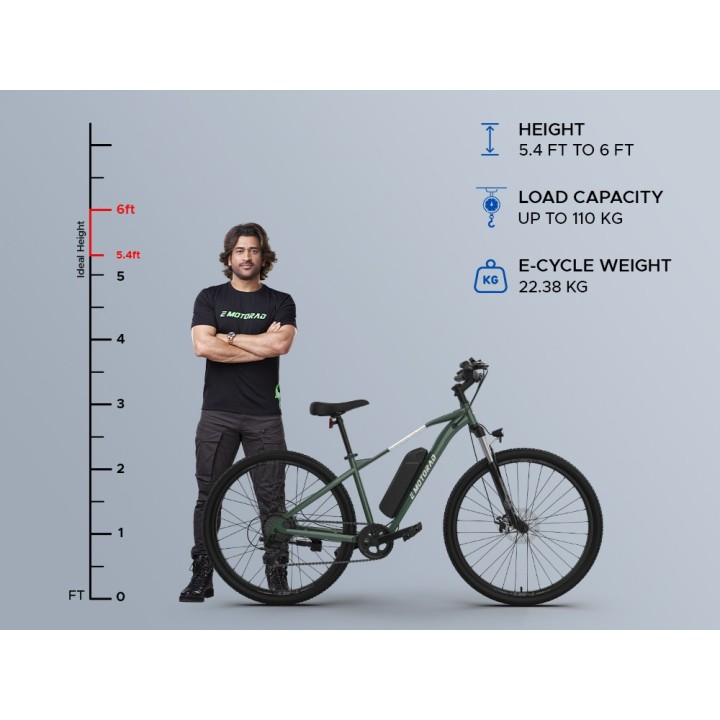 EMotorad T-Rex Air Cycle | Lightweight MTB Performance Bicycle