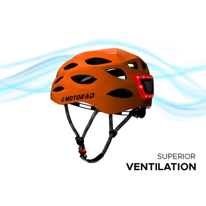 EMotorad Beacon Cycling Helmet | Smart Safety & Lightweight Design
