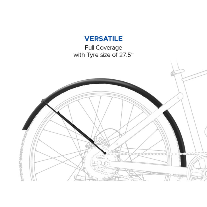 EMotorad Metal Mudguard for Cycle | Durable & All-Weather Protection
