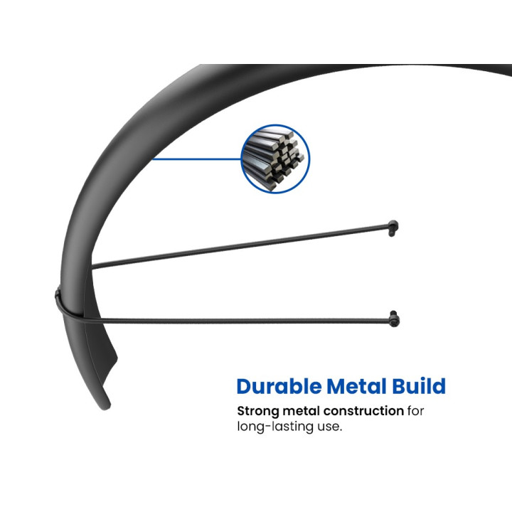 EMotorad Metal Mudguard for Cycle | Durable & All-Weather Protection