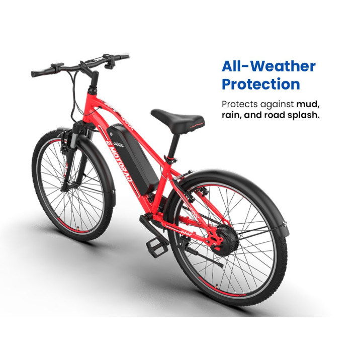 EMotorad Metal Mudguard for Cycle | Durable & All-Weather Protection
