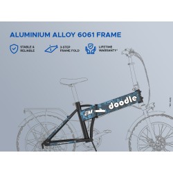 E MOTORAD DOODLE PRO (MILITARY BLUE)