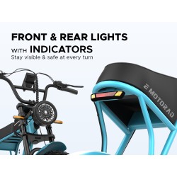 E MOTORAD RANGER (CITRUS BLUE)