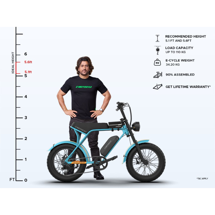 EMotorad Ranger E-Bike Cycle | Powerful Electric MTB Performance