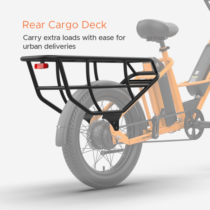 EMotorad G1 Cargo E-Cycle | Electric Cargo Bike for Heavy Loads