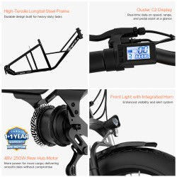 E MOTORAD G CARGO E-CYCLE (BLACK)