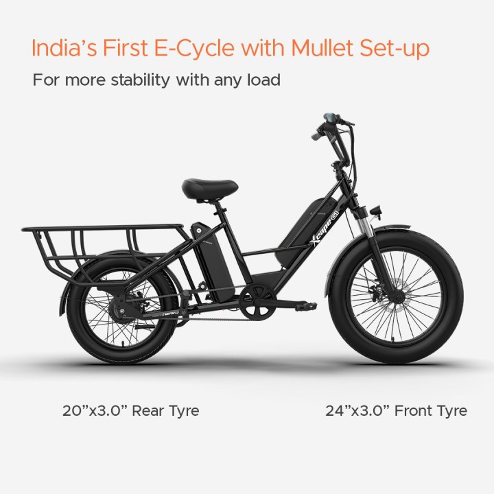 EMotorad G1 Cargo E-Cycle | Heavy-Duty Electric Cargo Bicycle