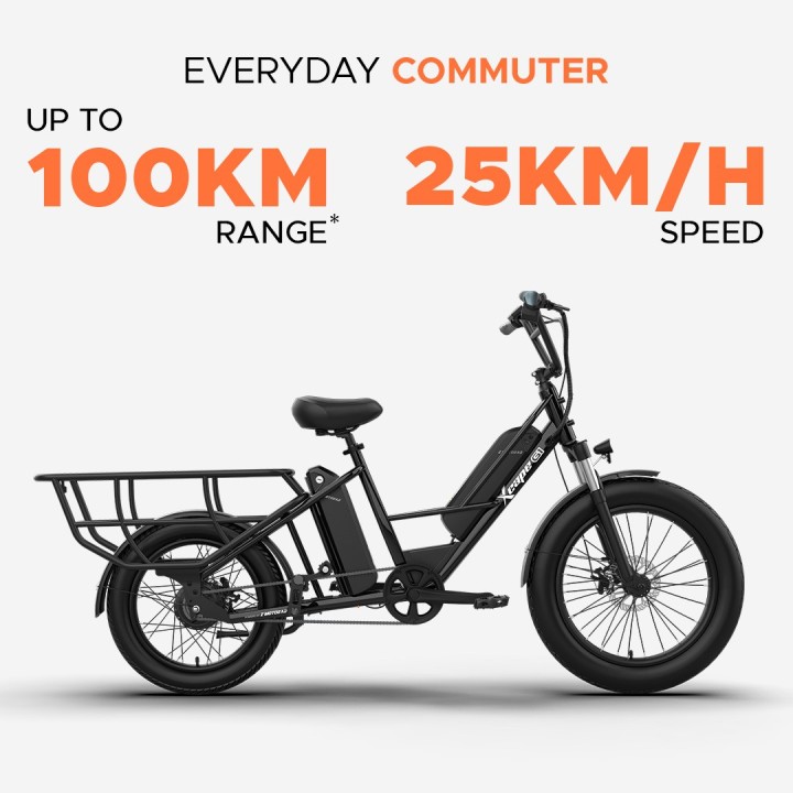 EMotorad G1 Cargo E-Cycle | Heavy-Duty Electric Cargo Bicycle