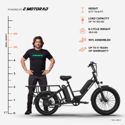 E MOTORAD G CARGO E-CYCLE (BLACK)