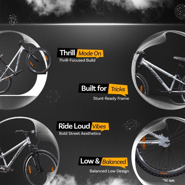 Firefox Maddok 24 Stunk Bike | 24 Inch MTB Cycle for Teens