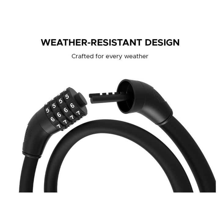 E Motorad Forknox Plus Number Lock | High Security Cycle Lock