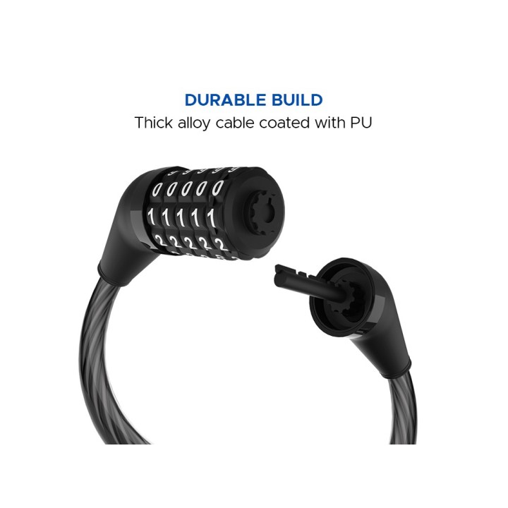 E Motorad Xcape Ultrasafe Number Lock | Premium Cycle Security Lock