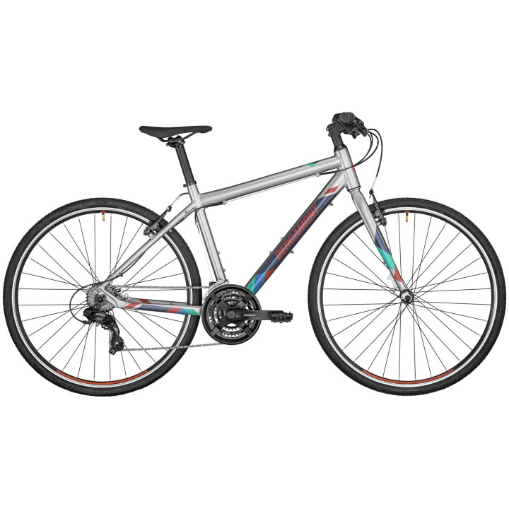 Bergamont Helix 1.5i Silver Hybrid Cycle | Premium City Bike