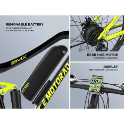E MOTORAD  EMX 27.5" (NEON GREEN)