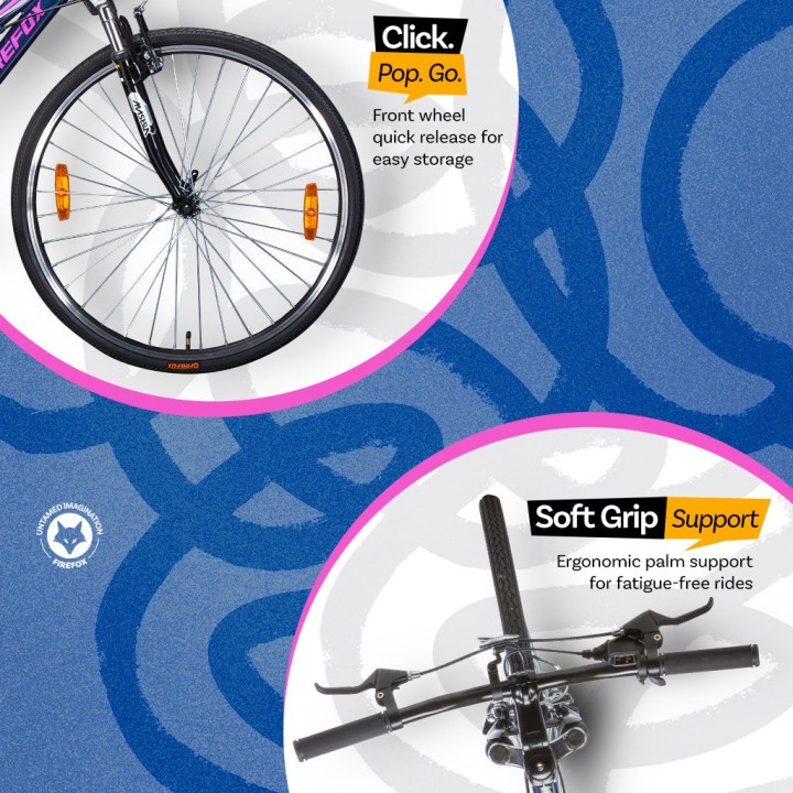 Firefox Karma 7 Speed Women Hybrid Cycle | City Fitness Bike