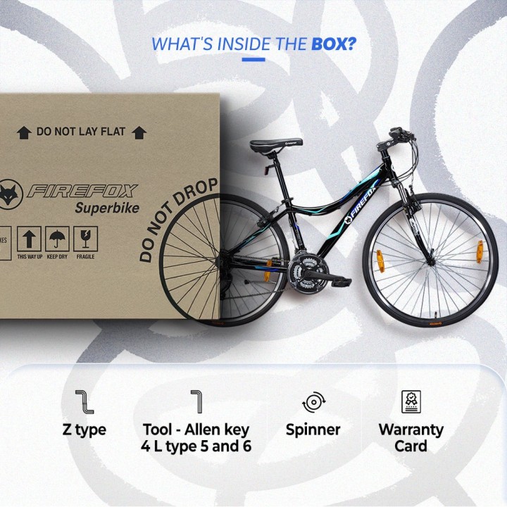 Firefox Karma 21 Speed Women Hybrid Cycle | Lightweight City Bike