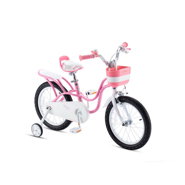 RoyalBaby Little Swan 14 Inch Kids Cycle | Premium Girls Bicycle