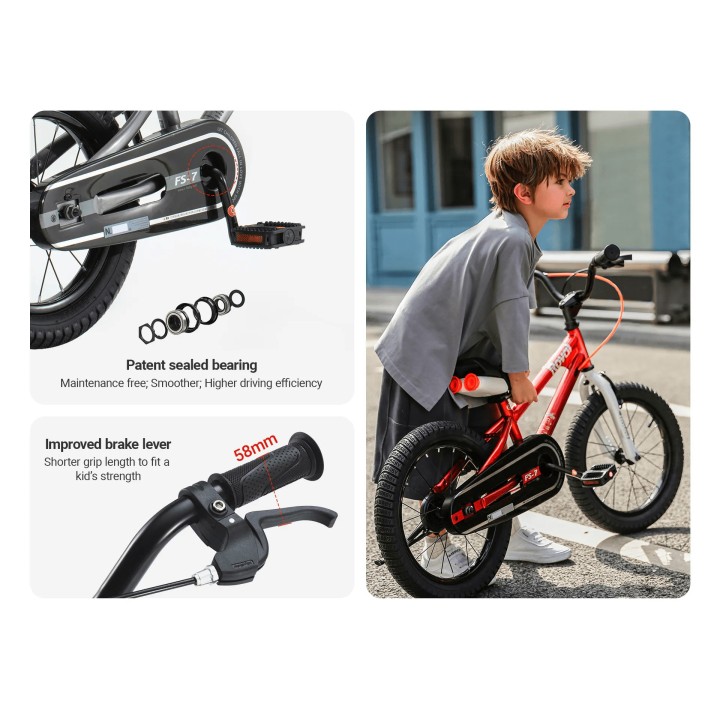 RoyalBaby Freestyle 7 Kids Cycle | Premium Children Bicycle